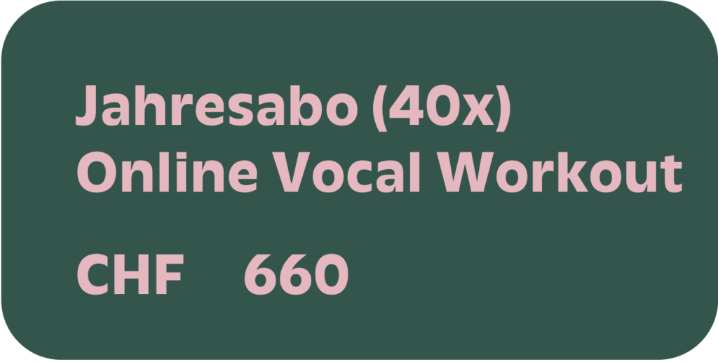 Tarif Online Vocal Workout Jahresabo